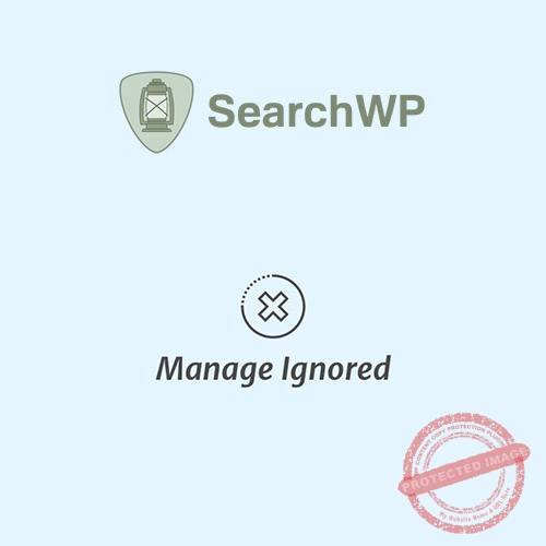 SearchWP Manage Ignored