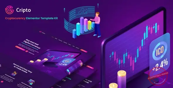 Cripto – Cryptocurrency & Bitcoin Elementor Template Kit