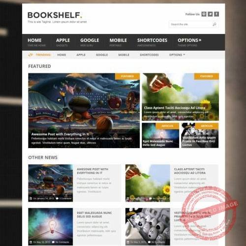 MyThemeShop Bookshelf WordPress Theme