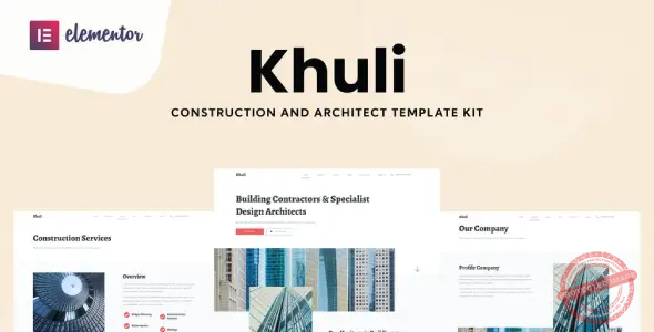 Khuli – Construction & Architecture Elementor Template Kit