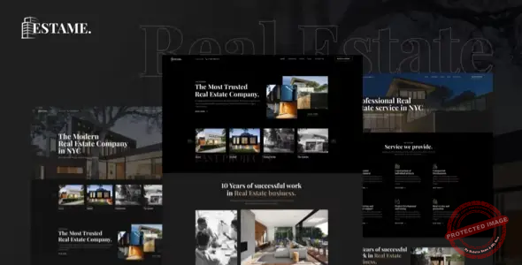 Estame – Real Estate Elementor Template Kit
