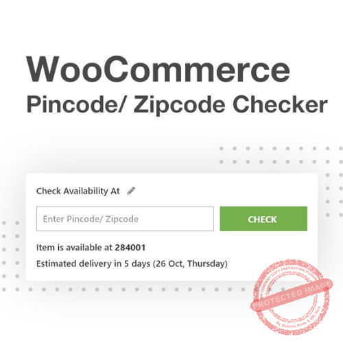 WooCommerce Pincode/ Zipcode Checker