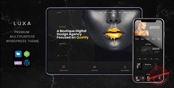 Luxa - Luxury Black MultiPurpose WordPress Theme