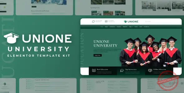 Unione – University Elementor Template Kit