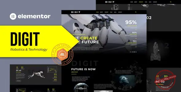 Digit – Robotics & Technology Elementor Template Kit