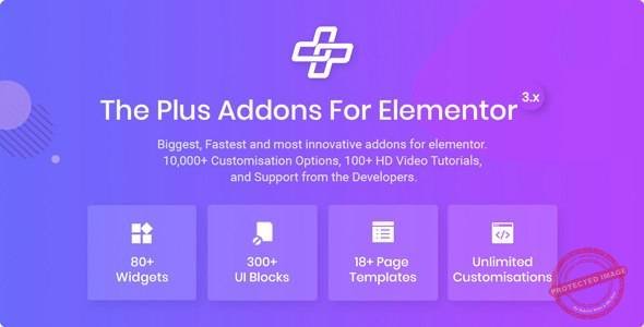 The Plus – Addon for Elementor Page Builder WordPress Plugin