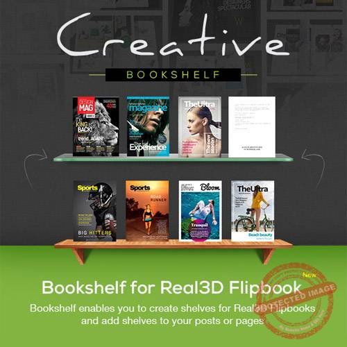 Bookshelf for Real3D Flipbook Addon