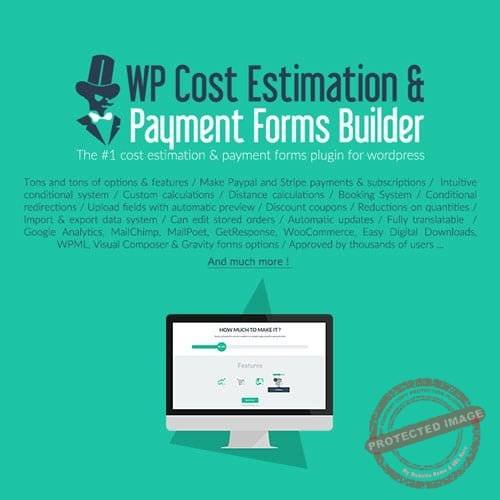WP Cost Estimation & Payment Forms Builder