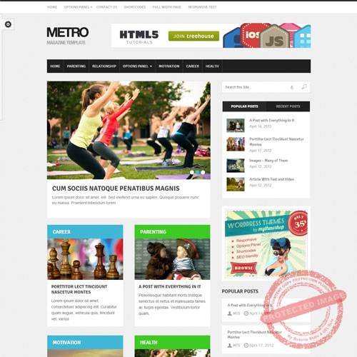 MyThemeShop Metro WordPress Theme
