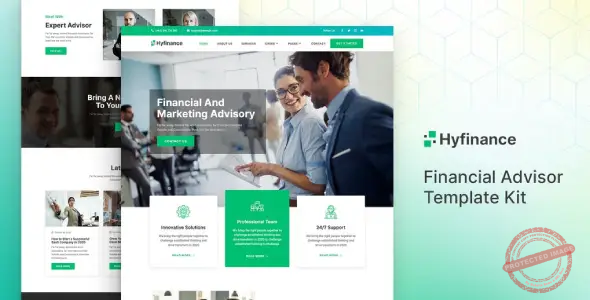 Hyfinance – Financial Advisor Elementor Template Kit