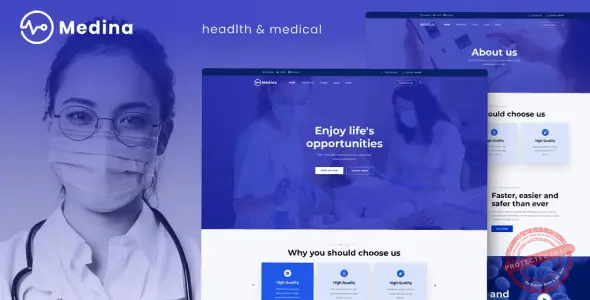 Medina – Medical & Health Elementor Template Kit