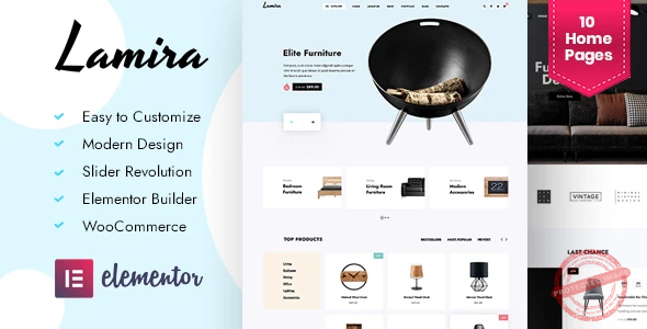 Lamira – Furniture & Cosmetics WooCommerce Theme