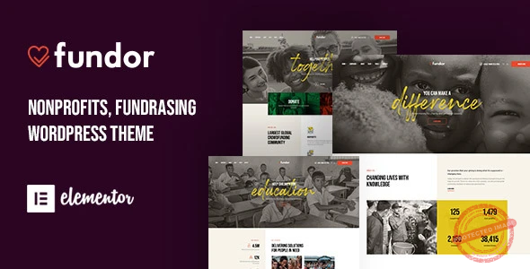 Fundor – Charity Nonprofit WordPress Theme