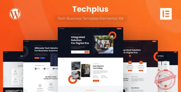 Techplus – Tech Business Elementor Template Kit