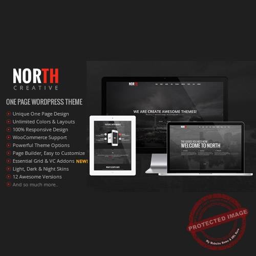North – One Page Parallax WordPress Theme