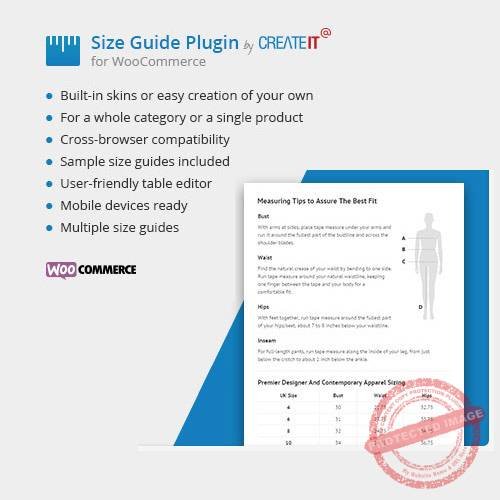 WooCommerce Product Size Guide