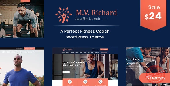 MV Richard – Health and Fitness WordPress Theme