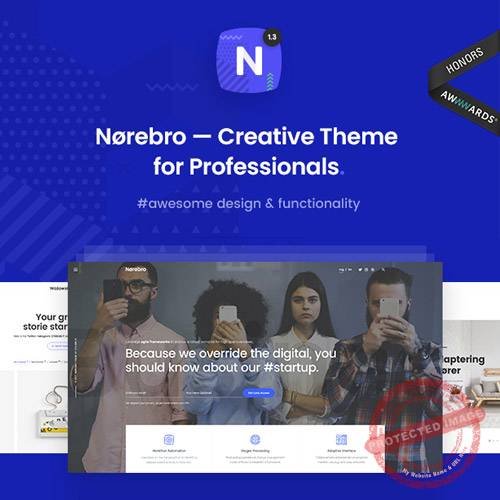 Norebro - Creative Portfolio Theme for Multipurpose Usage