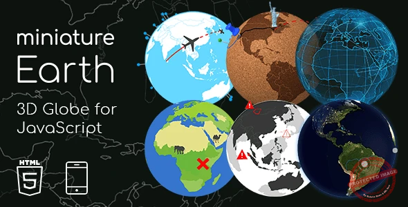Miniature Earth | 3D Globe for JavaScript
