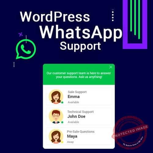 WordPress WhatsApp Support
