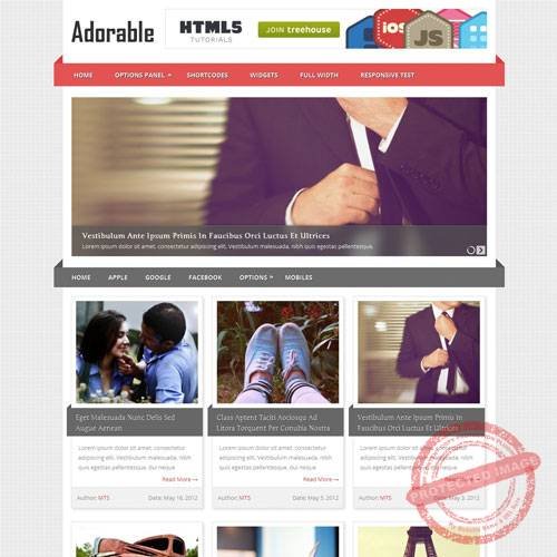 MyThemeShop Adorable WordPress Theme