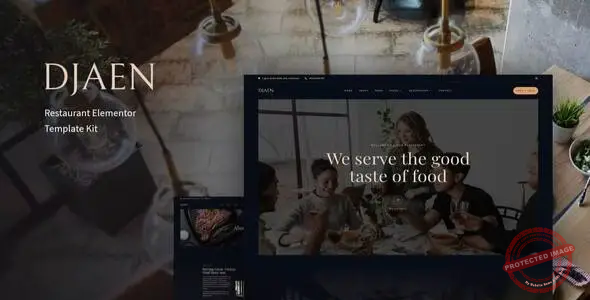 Djaen – Restaurant Elementor Template Kit