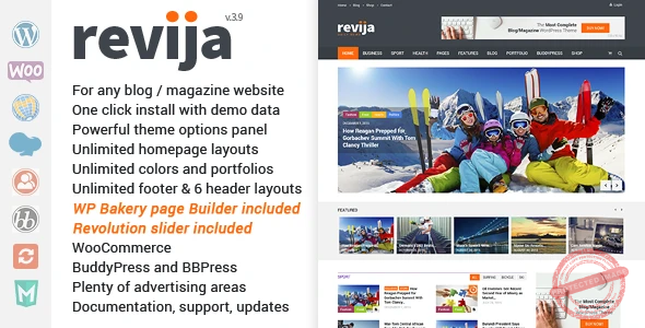 Revija – Blog/Magazine WordPress Theme