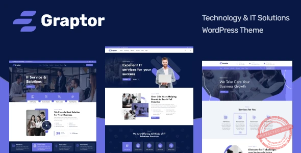 Graptor – Technology & IT Solutions WordPress Theme