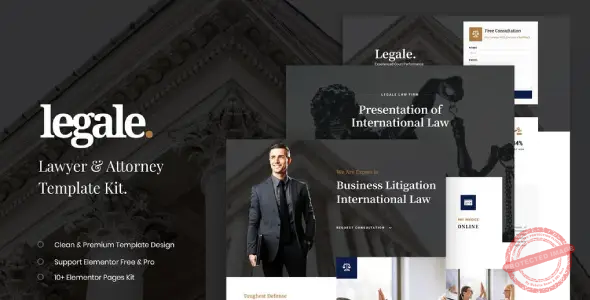 Legale – Lawyer & Law Firm Template Kit