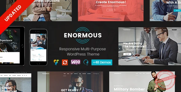 Enormous – Responsive Multi-Purpose WordPress Theme