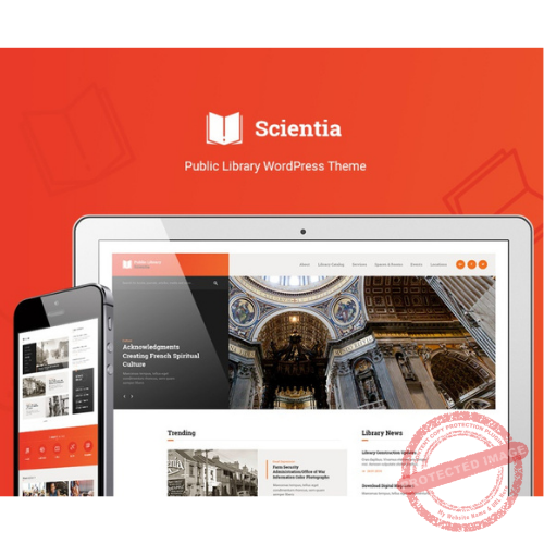 Scientia | Public Library & Book Store Education WordPress Theme