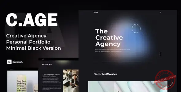 C.AGE – Creative Agency Personal Portfolio Elementor Template Kit