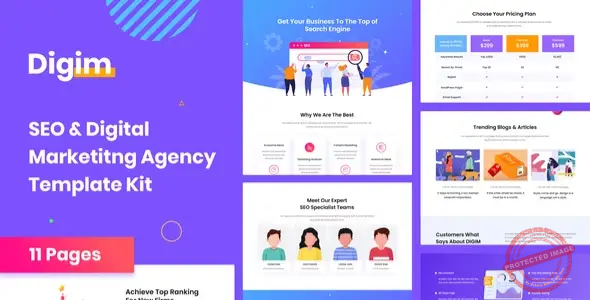 Digim – SEO & Digital Marketing Template Kit