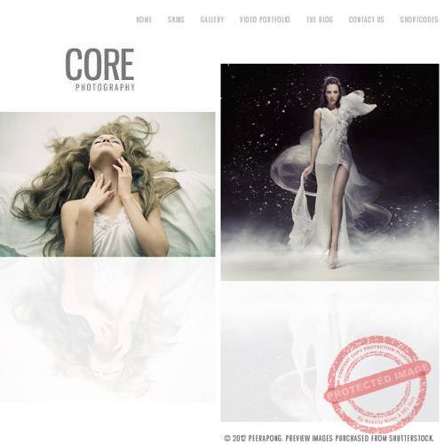 Core Minimalist Photography Portfolio