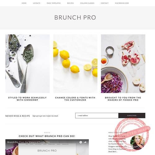 StudioPress Brunch Pro Genesis WordPress Theme
