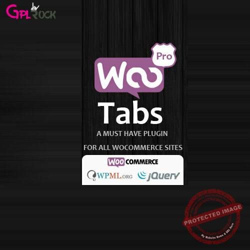 WooCommerce Product Tab Pro