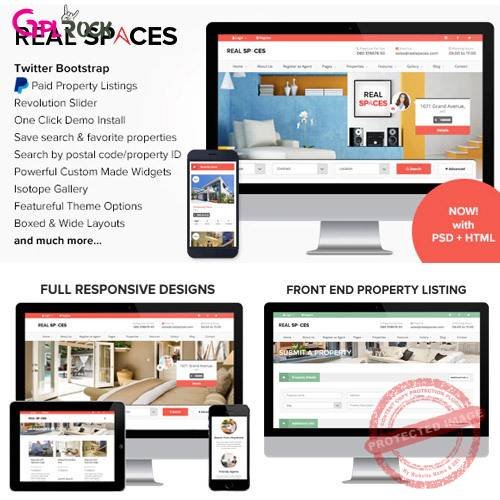 Real Spaces – WordPress Real Estate Theme