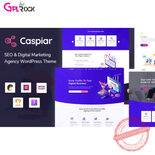 Caspiar | Digital Marketing & Agency WordPress Theme