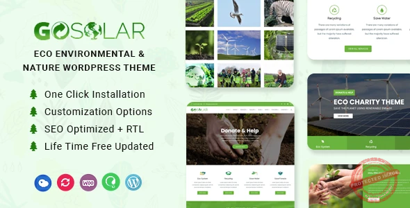 GoSolar – Eco Environmental & Nature WordPress Theme