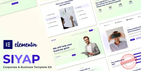 Siyap – Corporate & Business Elementor Template Kit