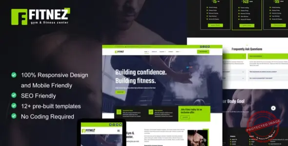 Fitnez – Fitness & Gym Elementor Template Kit
