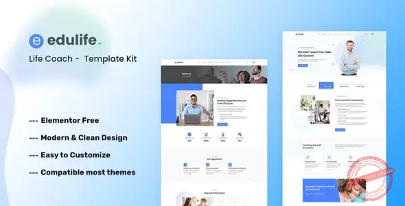 EduLife – Life Coach Elementor Template Kit
