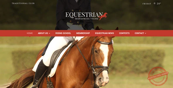 Equestrian – Horses and Stables WordPress Theme