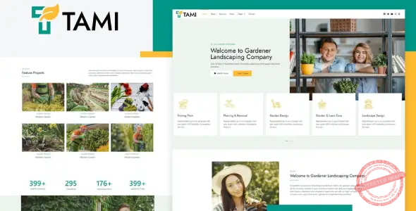 Tami – Landscape & Gardening Elementor Template Kit