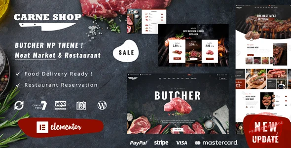 Carne – Butcher & Meat Restaurant WordPress Theme