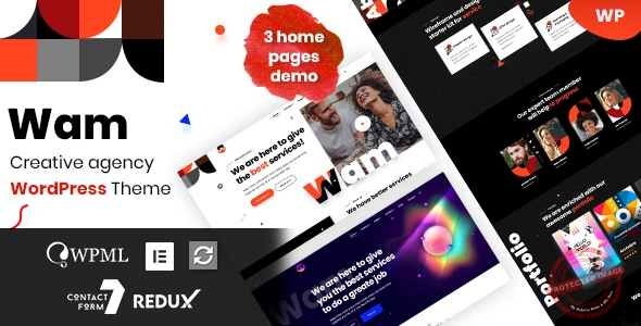 Wam – Creative Agency WordPress Theme