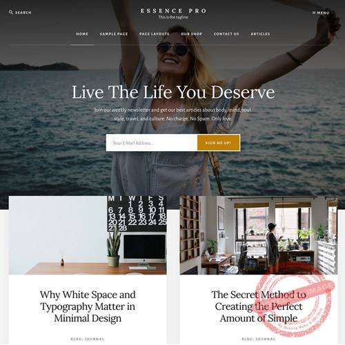 StudioPress Essence Pro Genesis WordPress Theme