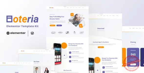 Hoteria – Hotel Service Elementor Template Kit