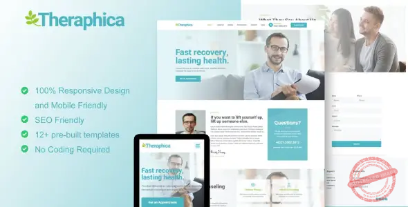 Therapica – Mental Health & Psychologist Elementor Template Kit