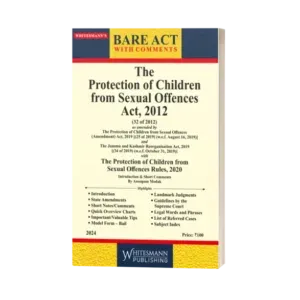 Whitesmann's The Protection of Children from Sexual Offences Act, 2012 Bare Acts English with Comments 2024